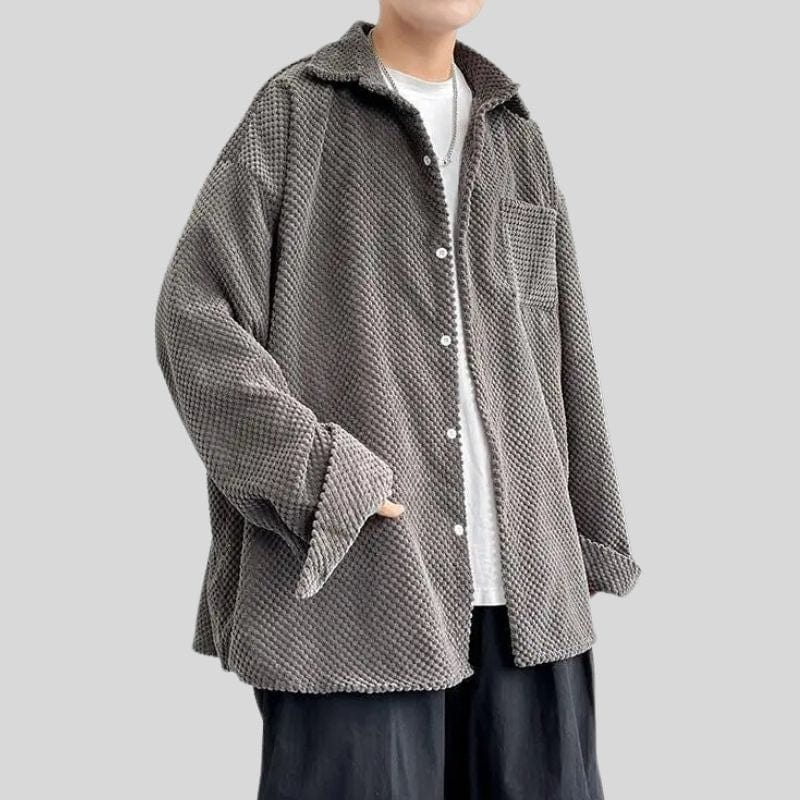 Chemise-Homme-Velour