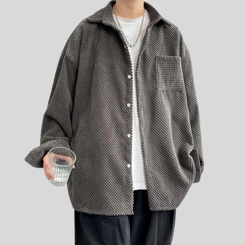 Chemise-Homme-Velour