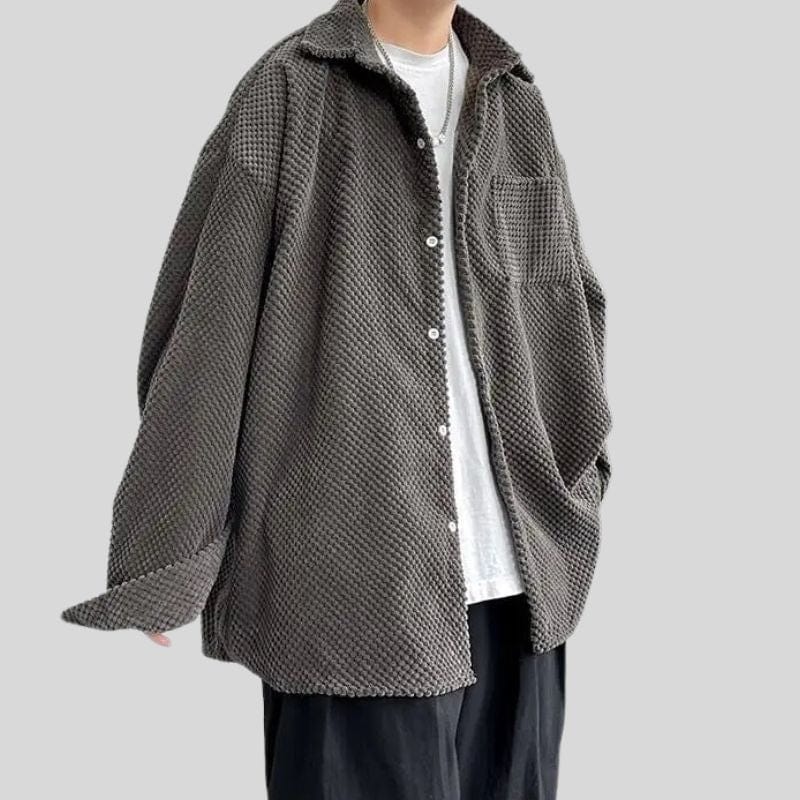 Chemise-Homme-Velour