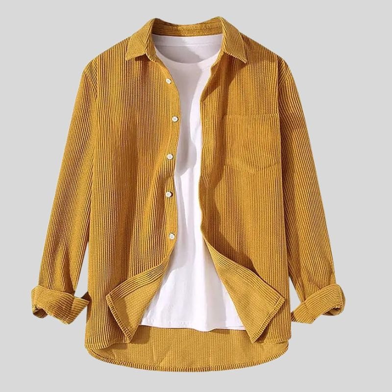 Chemise-Jaune-Velours
