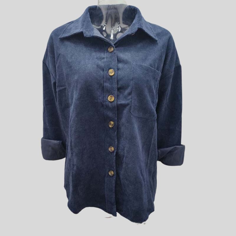 Chemise-Velour-Bleu