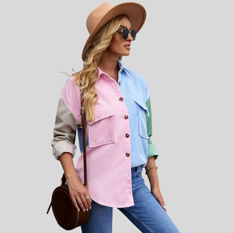 Chemise-Velour-Femme