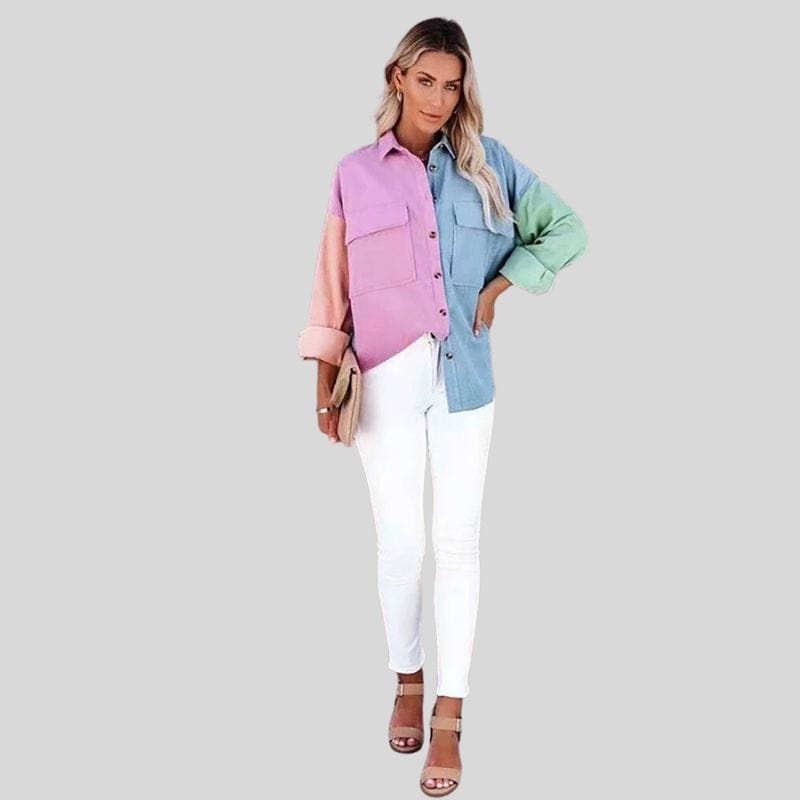 Chemise-Velour-Femme