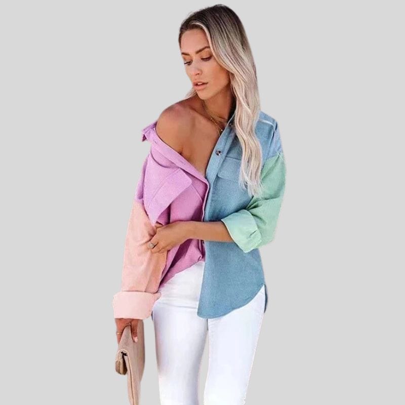 Chemise-Velour-Femme