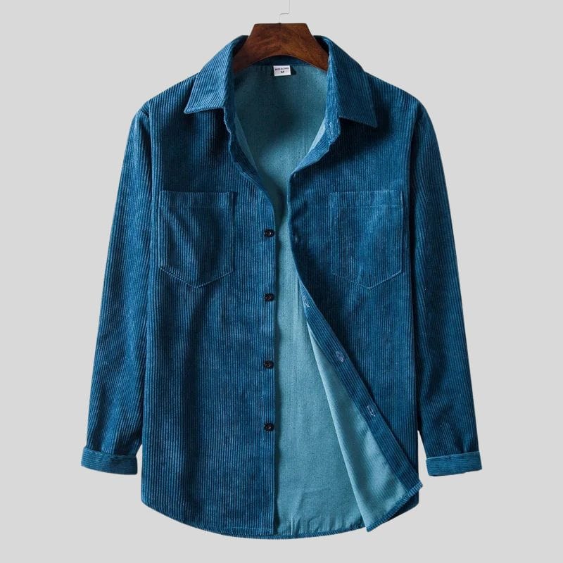 Chemise-Velours-Homme-Grande-Taille