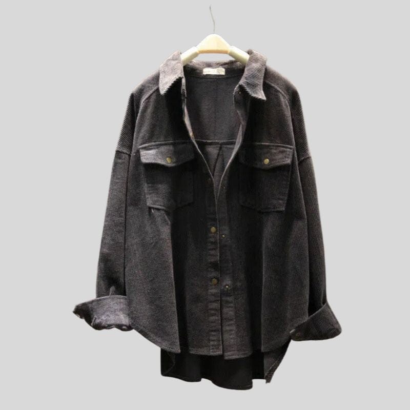 Chemise-Velours-Noir