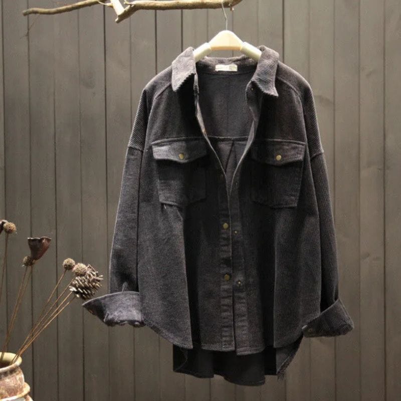 Chemise-Velours-Noir