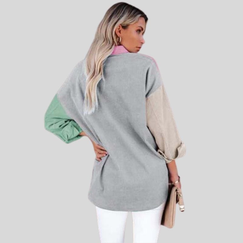 Chemise-en-Velour-Femme