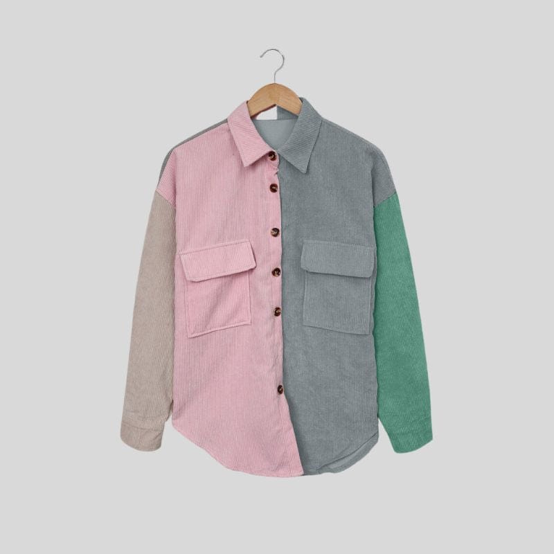 Chemise-en-Velour-Femme