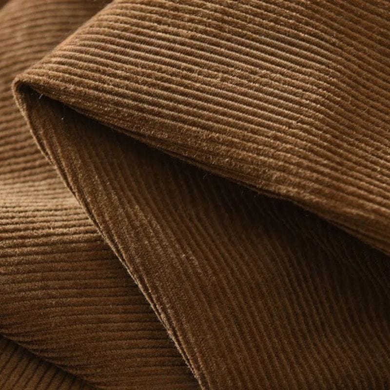 Chemise-en-Velours-Côtelé-Marron-Homme
