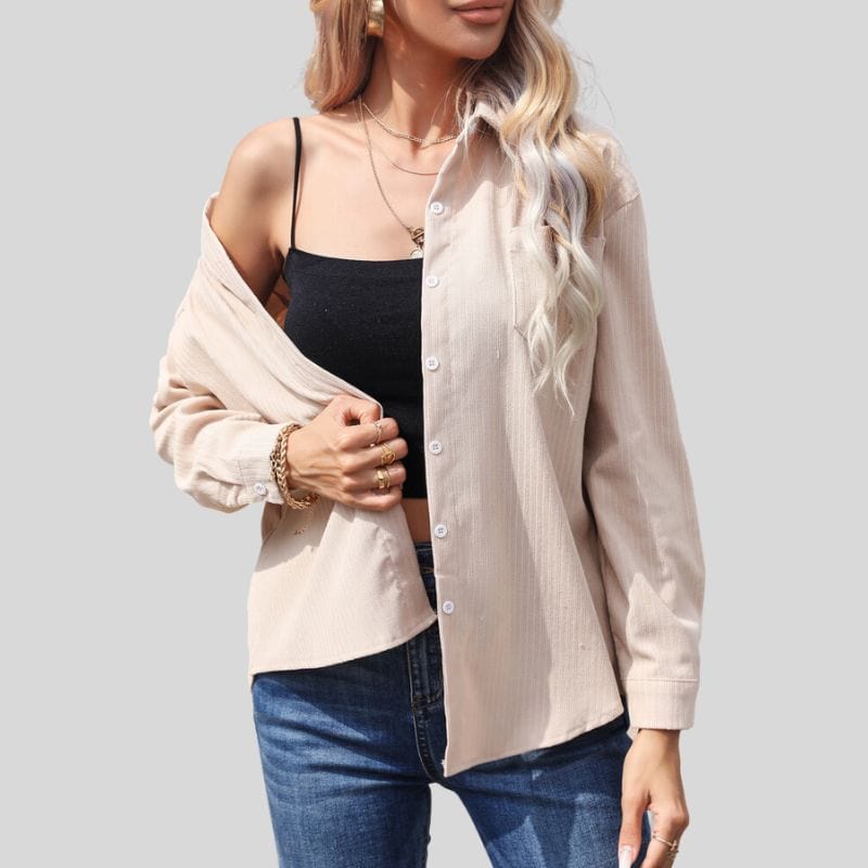 Chemises-Velours-Femme