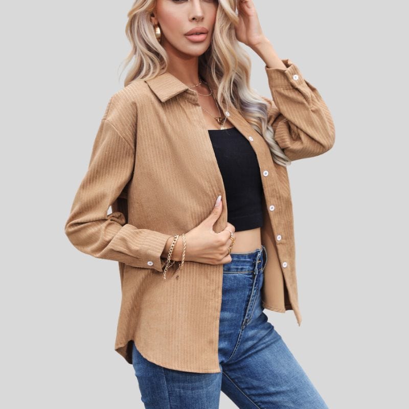 Chemises-Velours-Femme