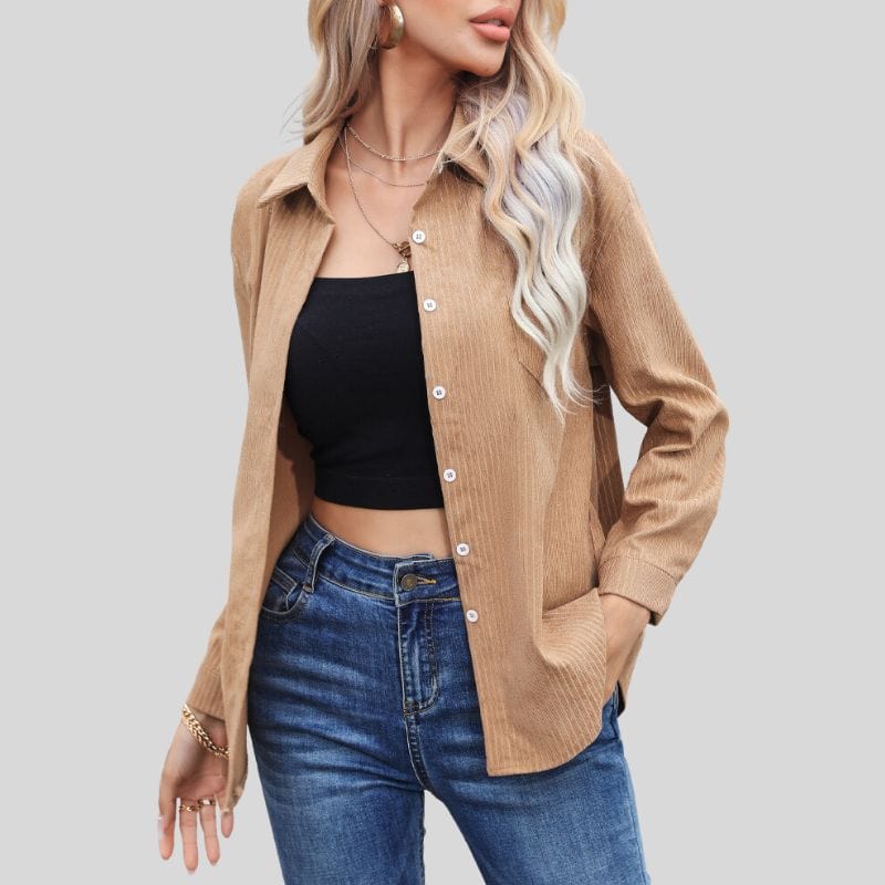 Chemises-Velours-Femme