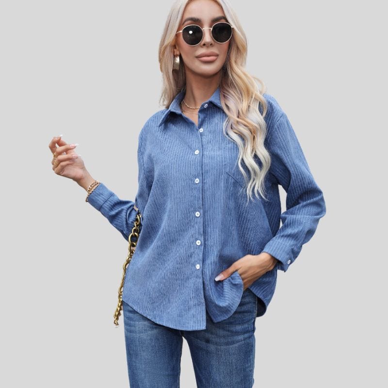 Chemises-Velours-Femme