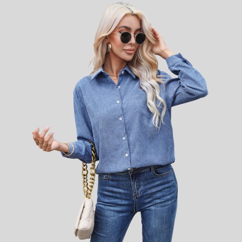 Chemises-Velours-Femme