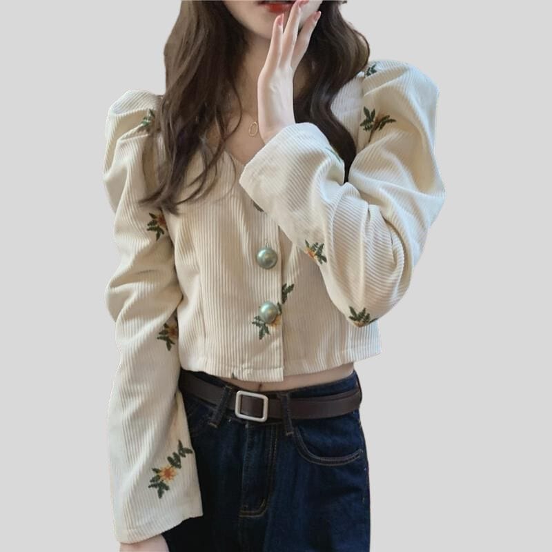 Chemisier-Velours-Cotelé