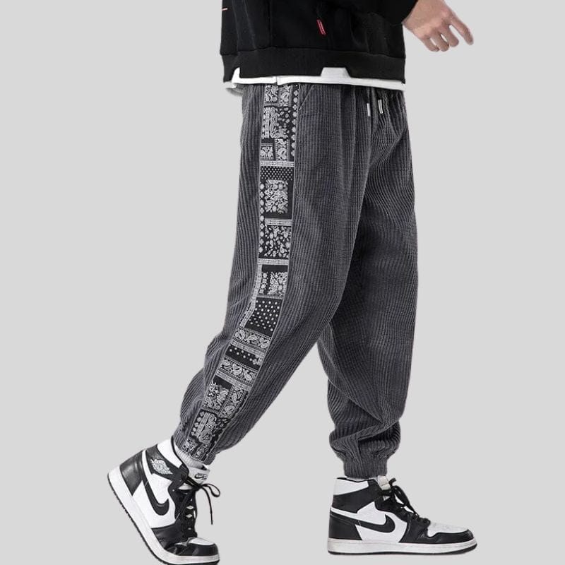 Jogging-Velour-Cotelé