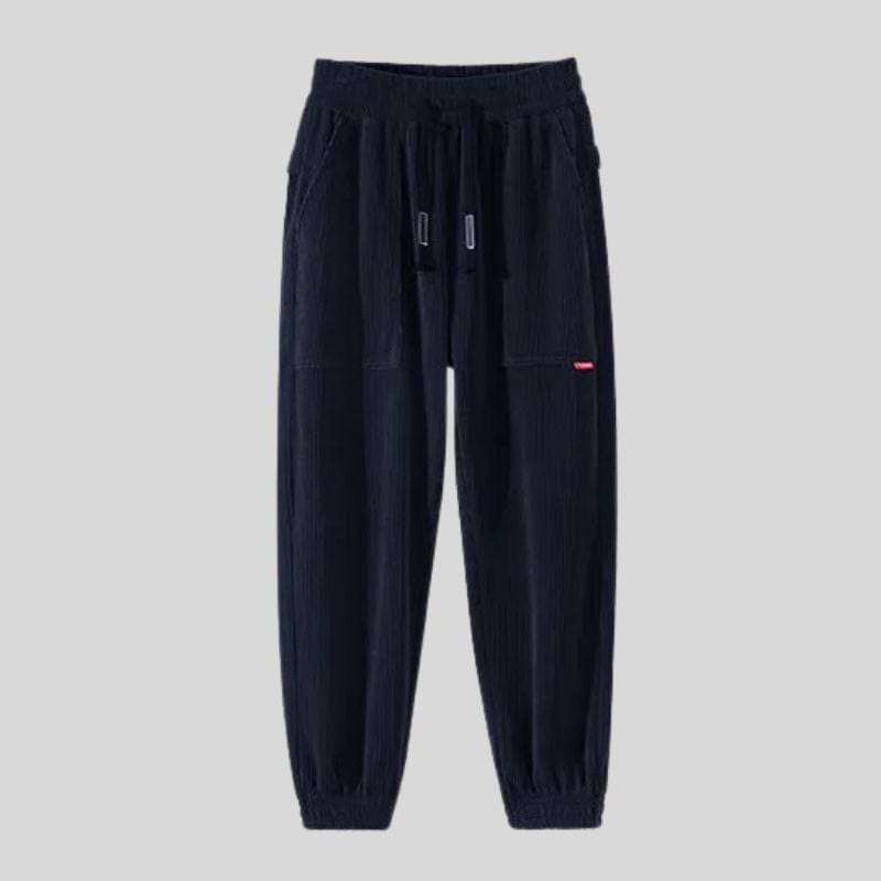 Jogging-Velours-Bleu