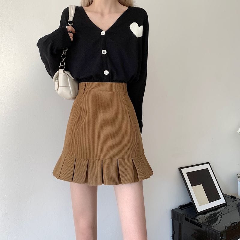 Jupe-Femme-Velours