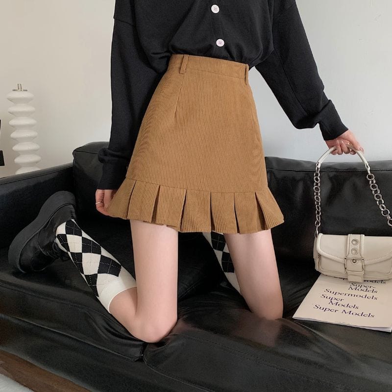 Jupe-Femme-Velours
