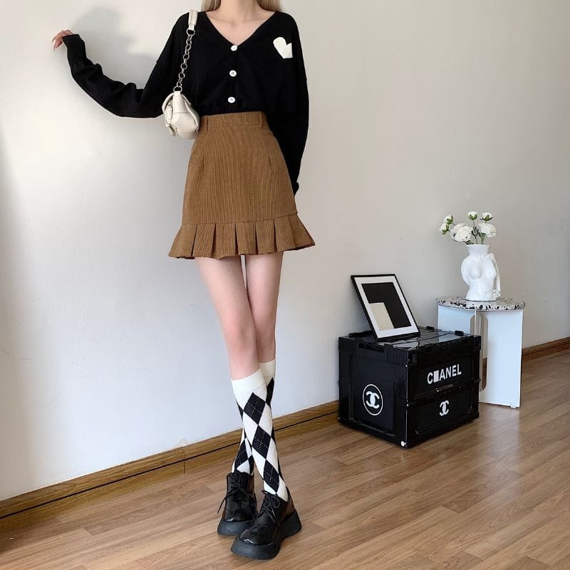 Jupe-Femme-Velours
