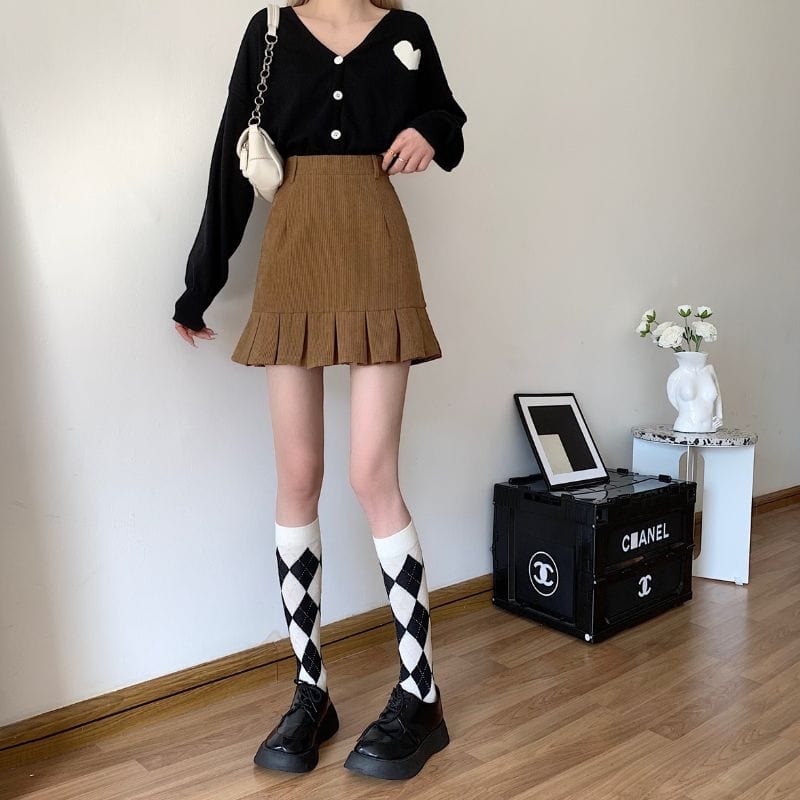Jupe-Femme-Velours