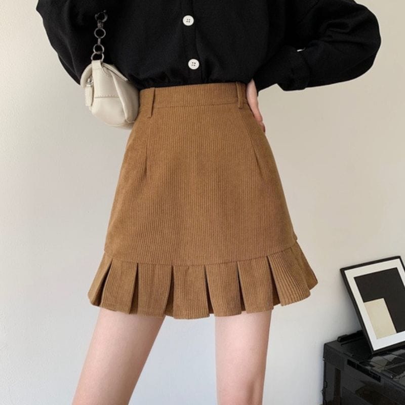 Jupe-Femme-Velours