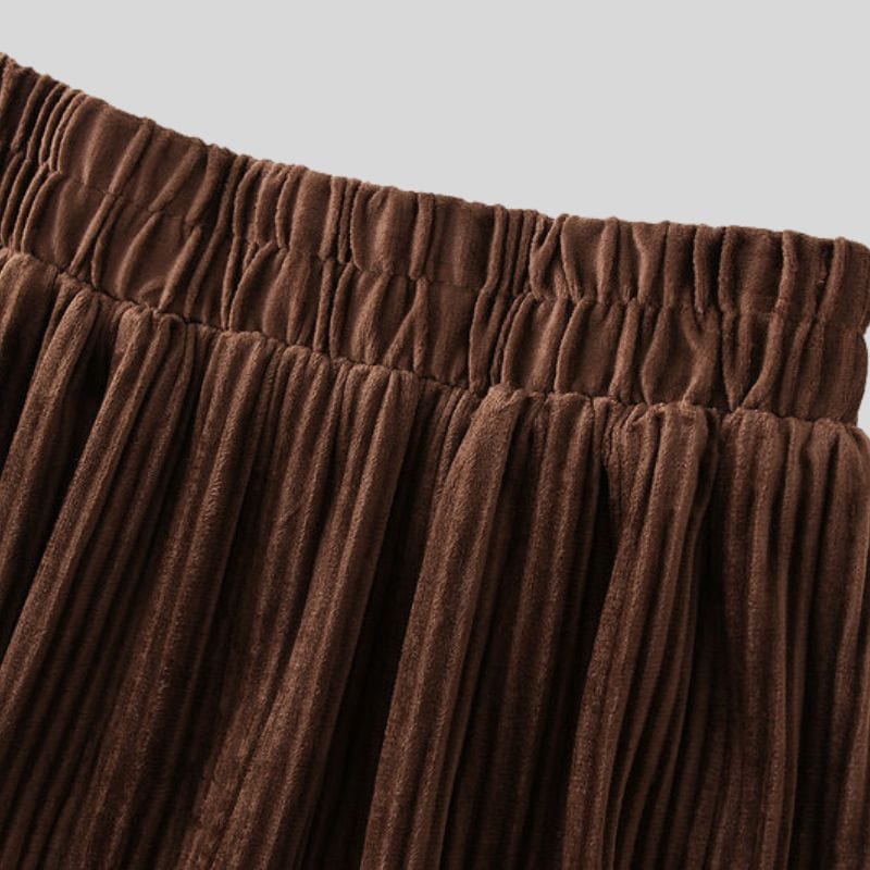 Jupe-Marron-Velours