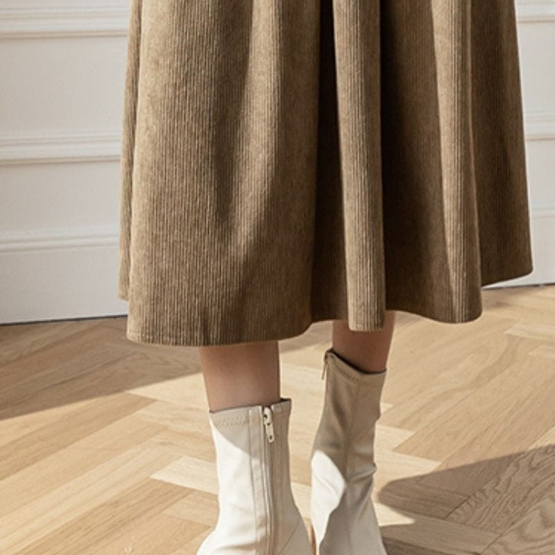 Jupe-Velour-Cotele-Femme