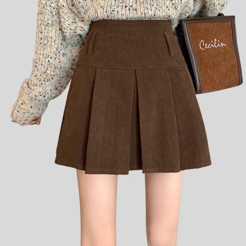 Jupe-Velour-Femme