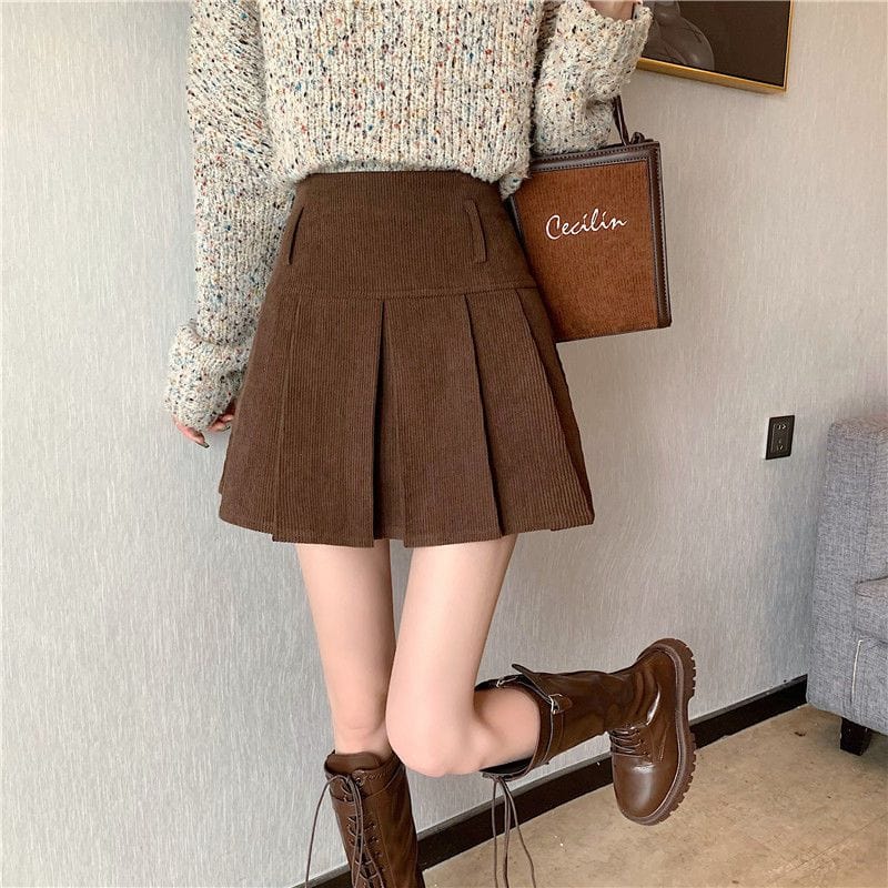 Jupe-Velour-Femme