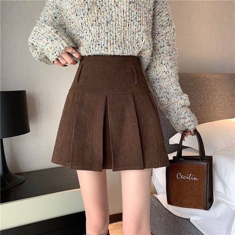 Jupe-Velour-Femme