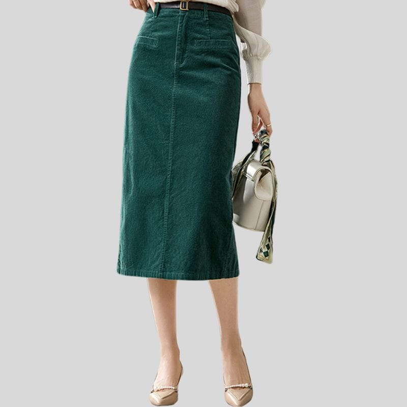 Jupe-Velours-Bleu-Canard