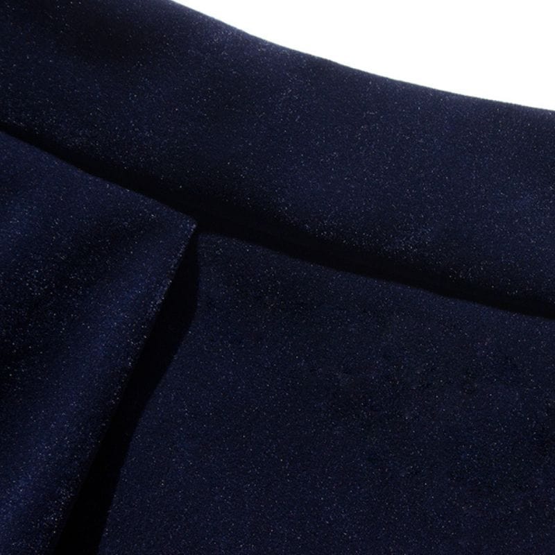 Jupe-Velours-Bleu