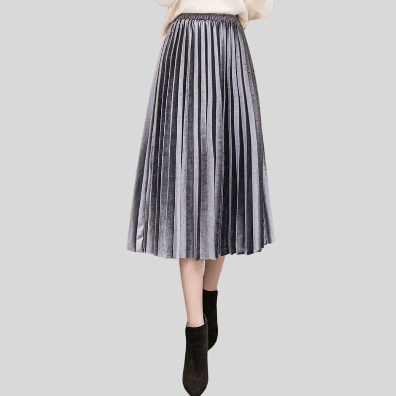Jupe-Velours-Midi