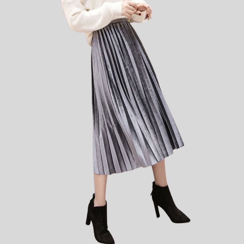 Jupe-Velours-Midi