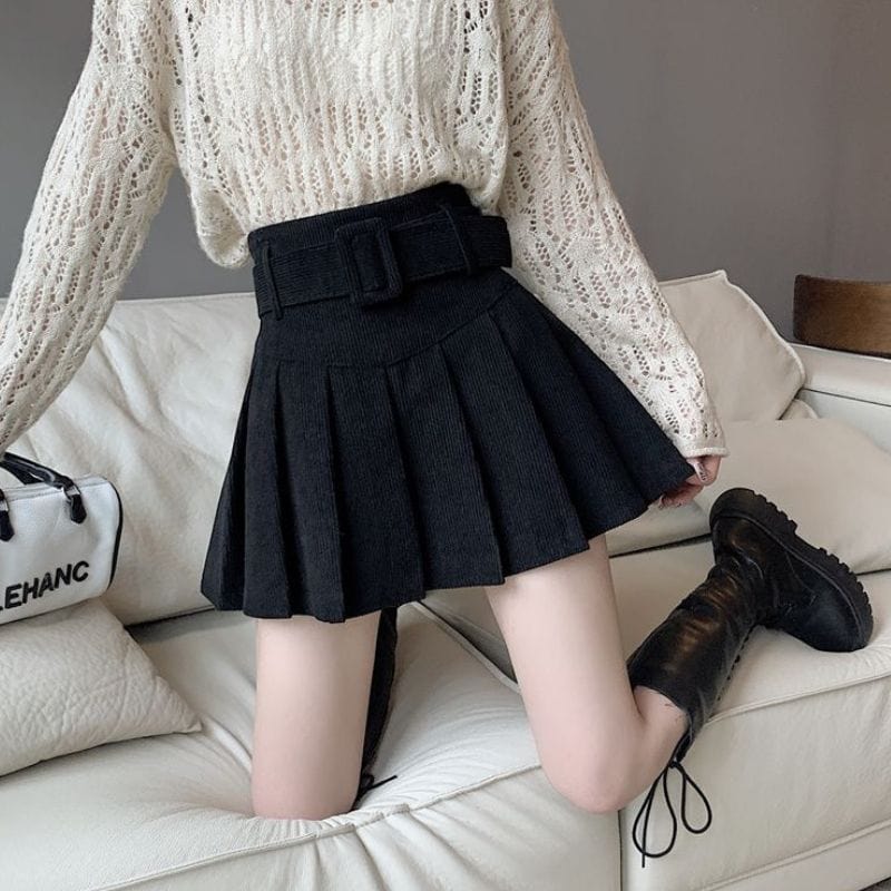 Jupe-Velours-Noire