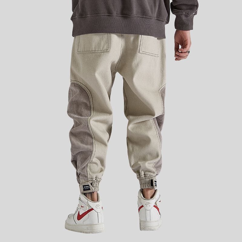 Pantalon-Cargo-Velours-Homme