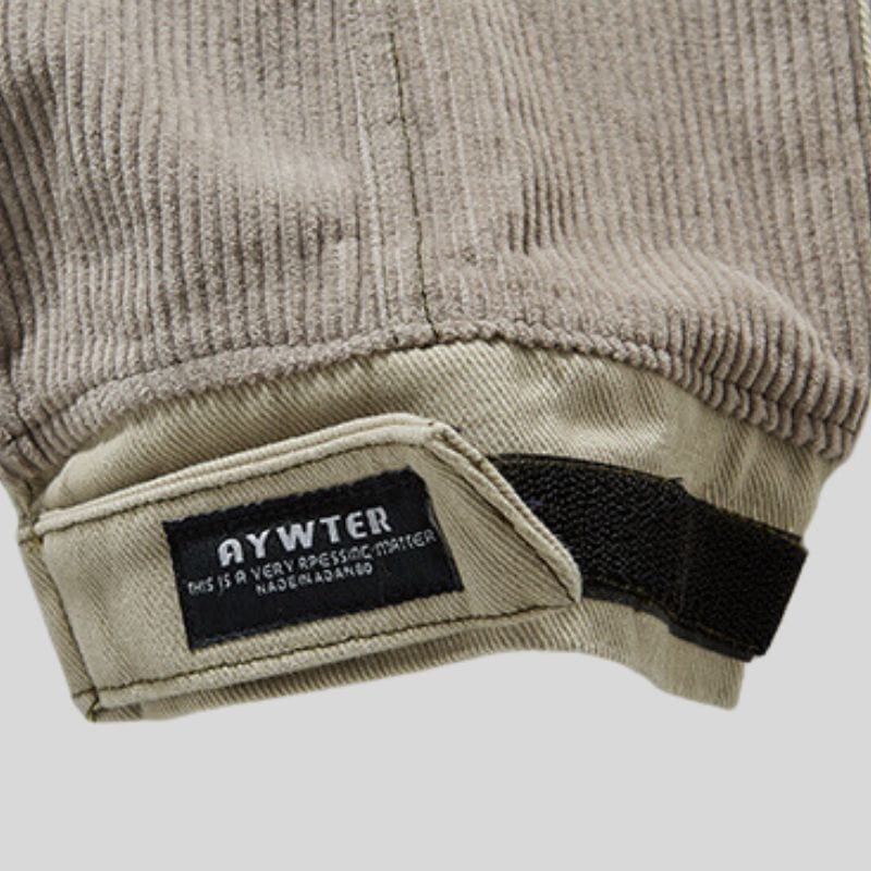 Pantalon-Cargo-Velours-Homme