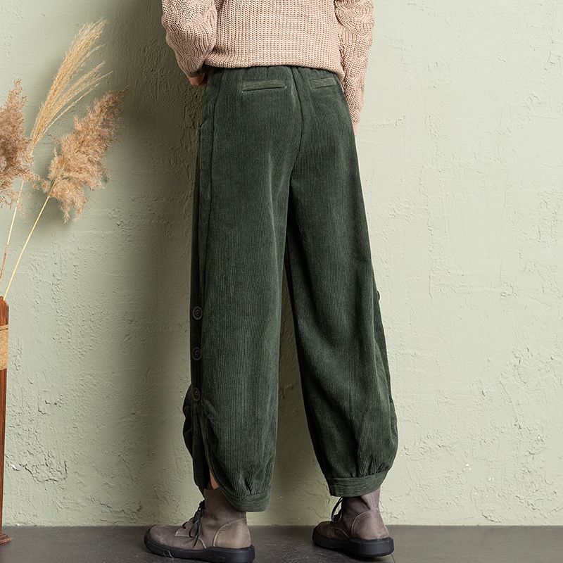 Pantalon-Cotele-Velour-Femme