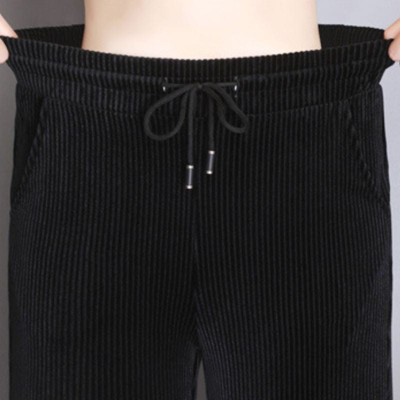 Pantalon-Jogging-Velours-Femme