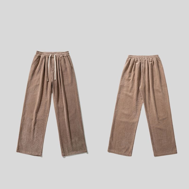 Pantalon-Large-Velours-Homme