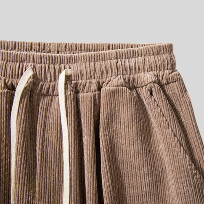 Pantalon-Large-Velours-Homme