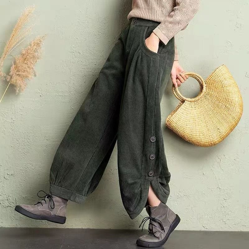 Pantalon-Velour-Cotele-Femme