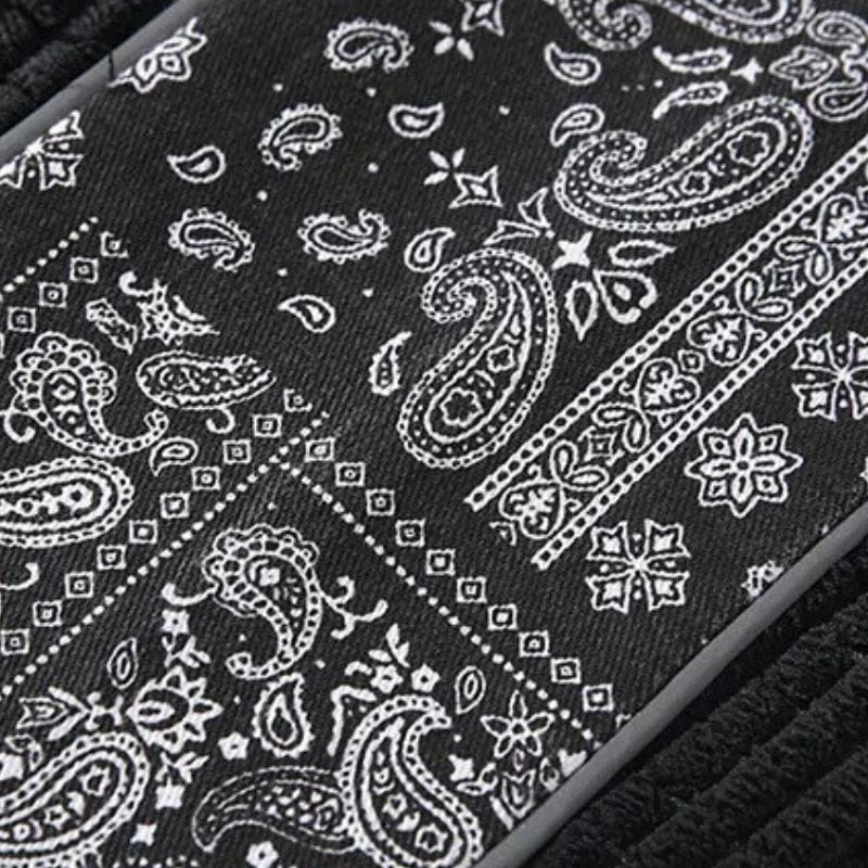 Pantalon-Velour-Homme-Noir