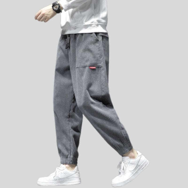 Pantalon-Velour-Slim-Homme