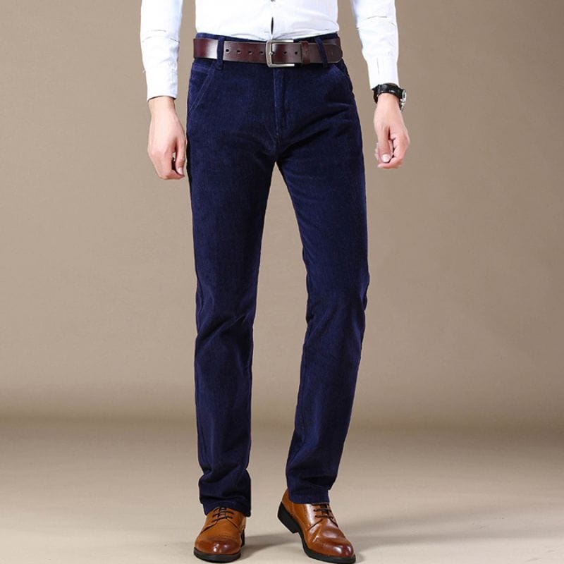 Pantalon-Velours-Bleu-Marine-Homme