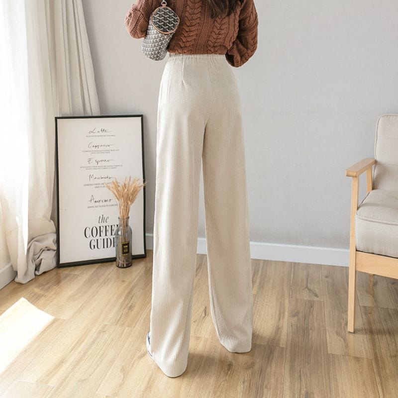 Pantalon-Velours-Cotele-Ecru-Femme