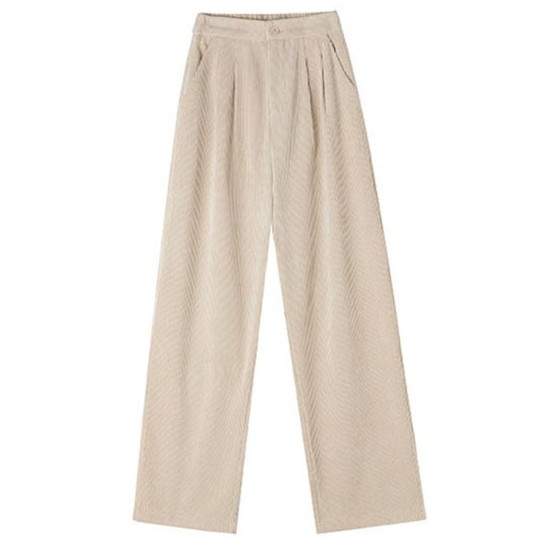 Pantalon-Velours-Cotele-Ecru-Femme