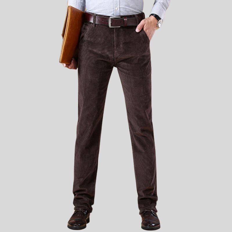 Pantalon-Velours-Côtelé-Homme